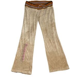 Rocawear Womens Vintage Track Pants sz Large Bootcut